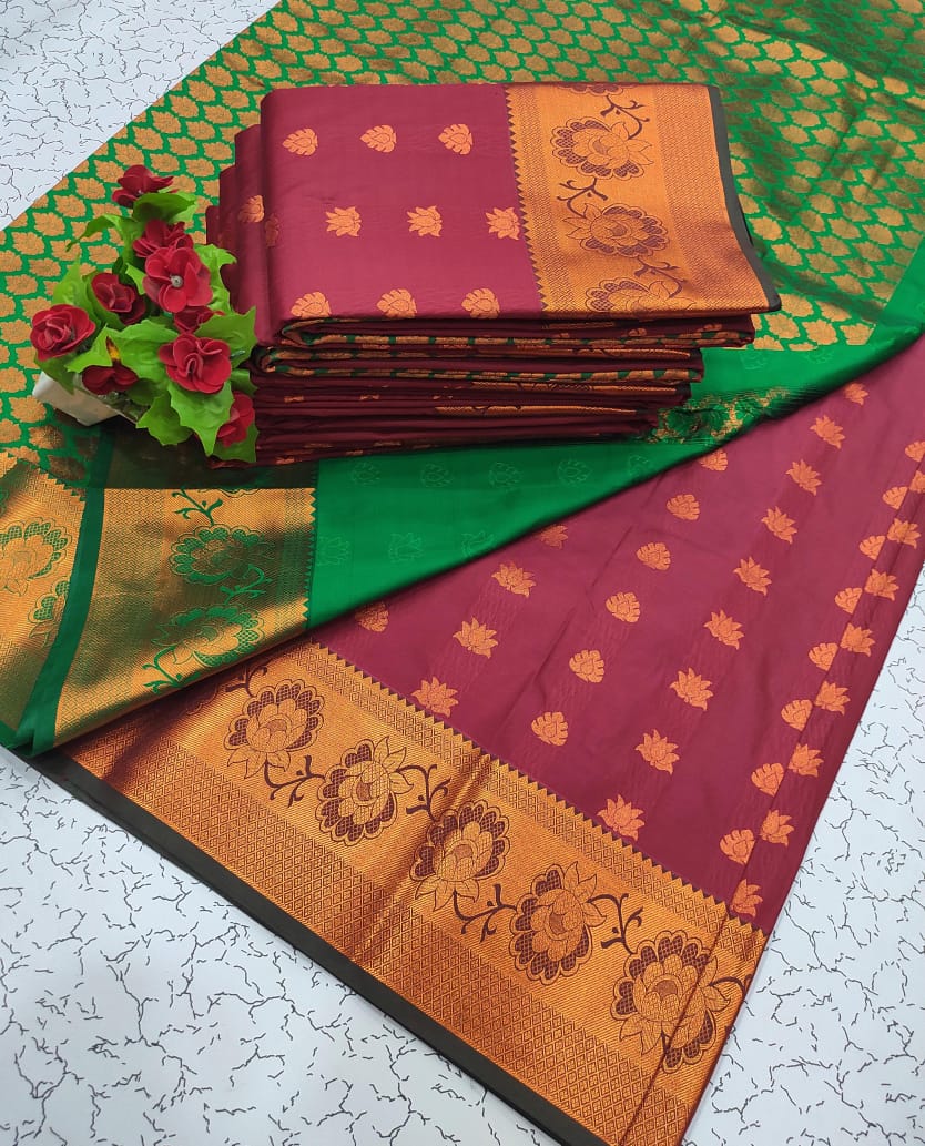 Kanchipuram Semi Silk Sarees!