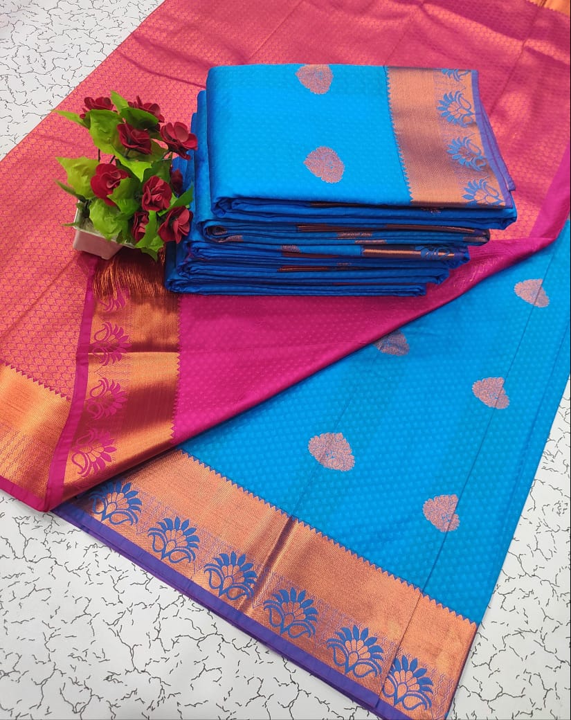 Kanchipuram Semi Silk Sarees!