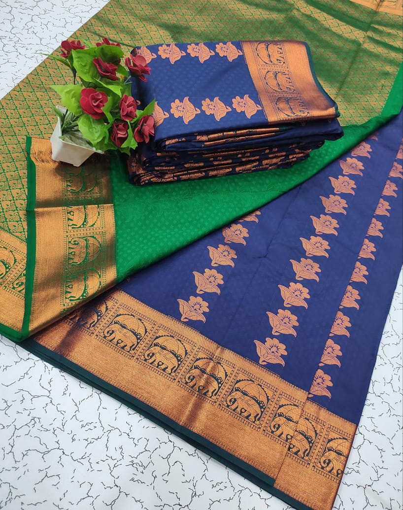 Kanchipuram Semi Silk Sarees!