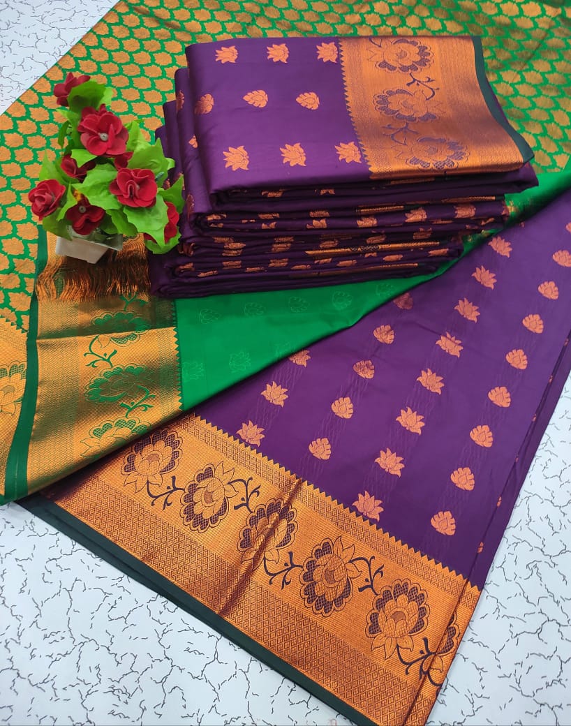 Kanchipuram Semi Silk Sarees!