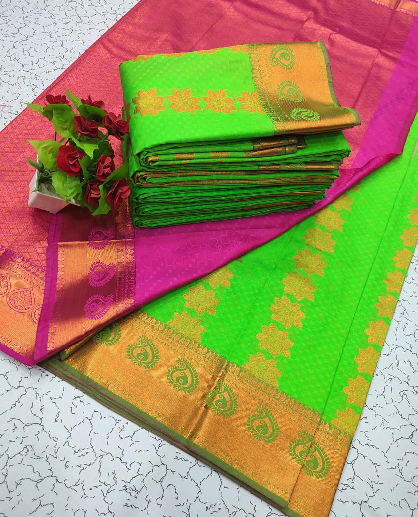 Kanchipuram Semi Silk Sarees!