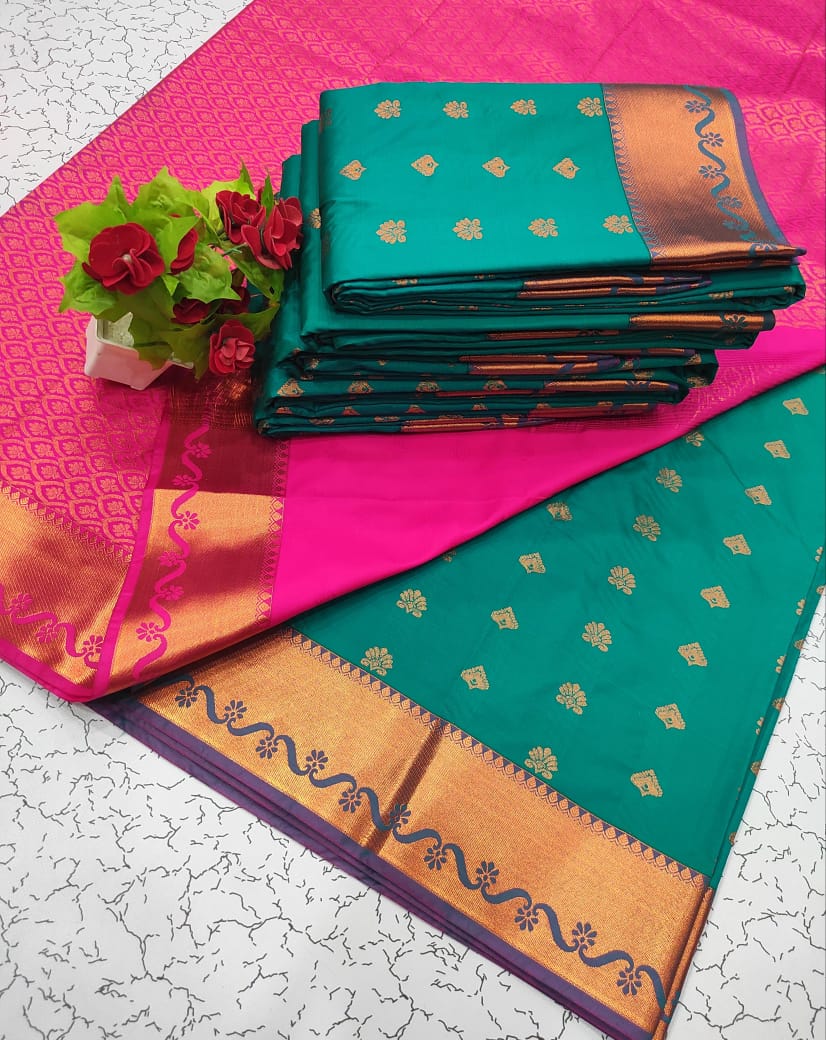 Kanchipuram Semi Silk Sarees!