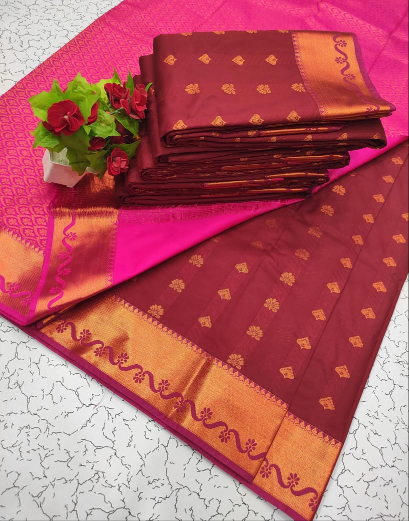 Kanchipuram Semi Silk Sarees!