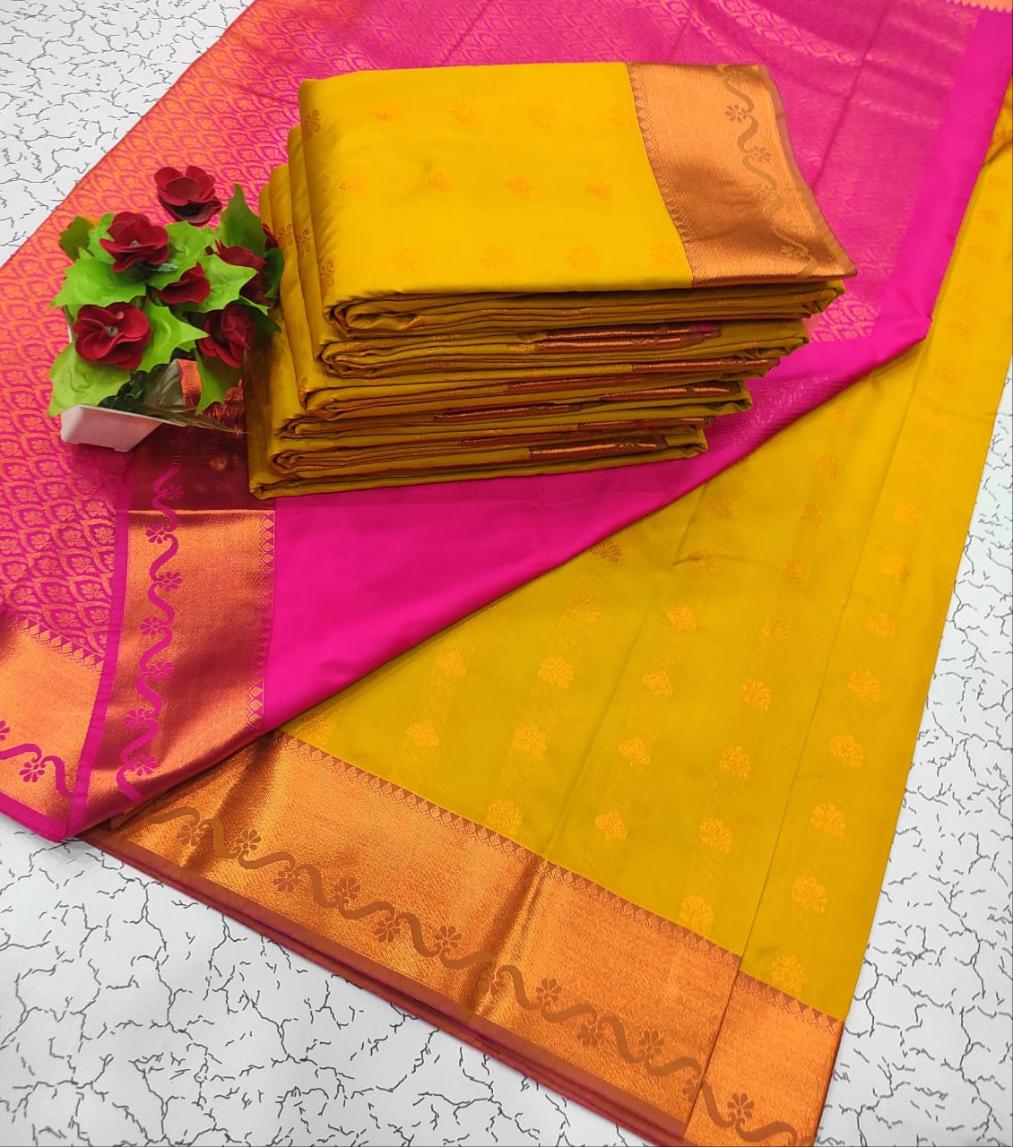 Kanchipuram Semi Silk Sarees!