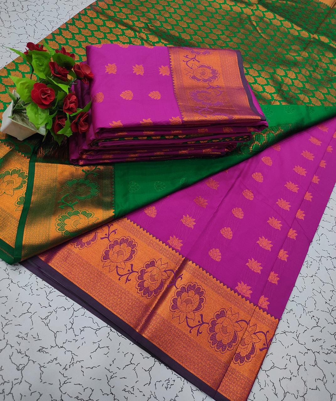 Kanchipuram Semi Silk Sarees!