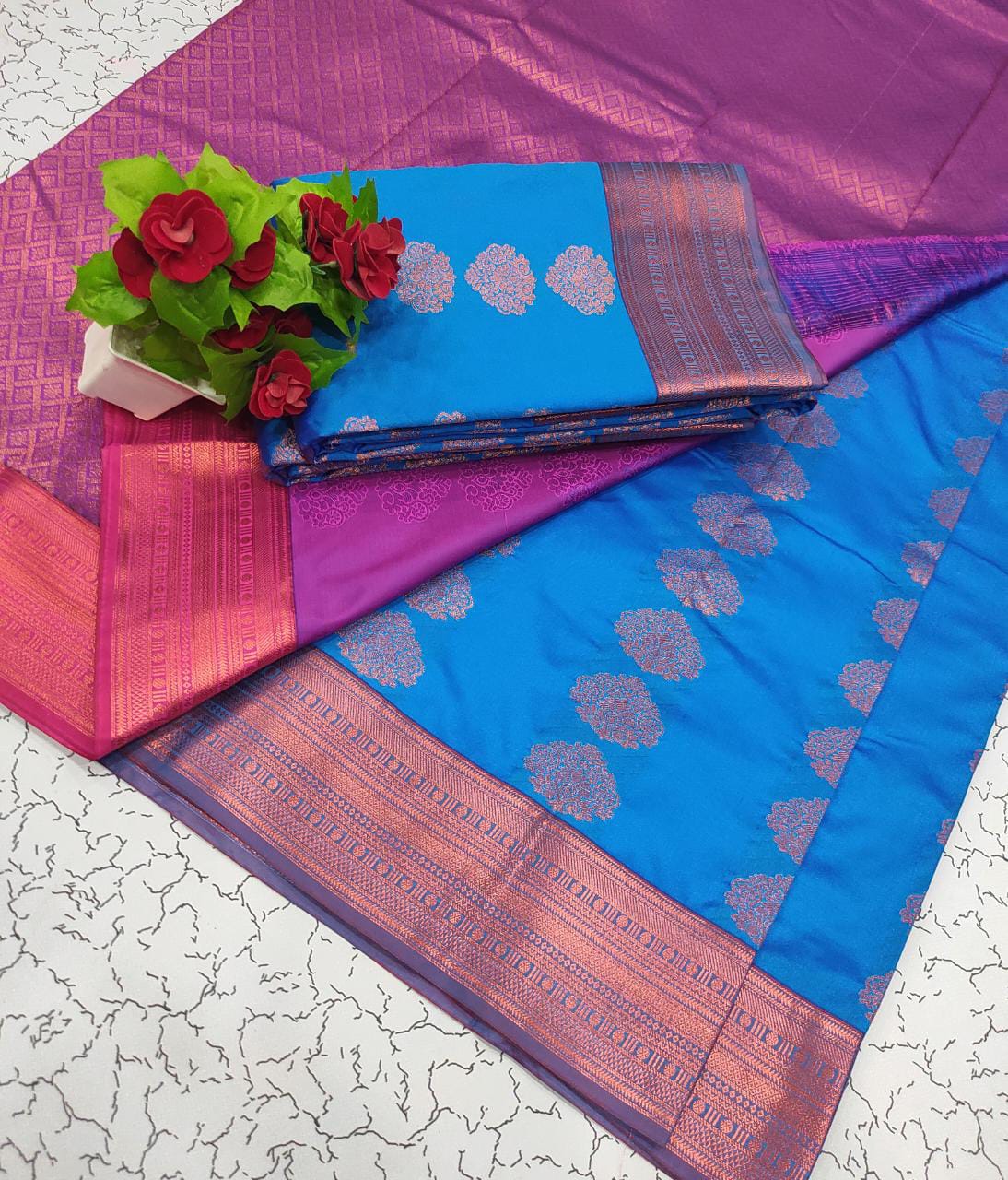 Kanchipuram Semi Silk Sarees!