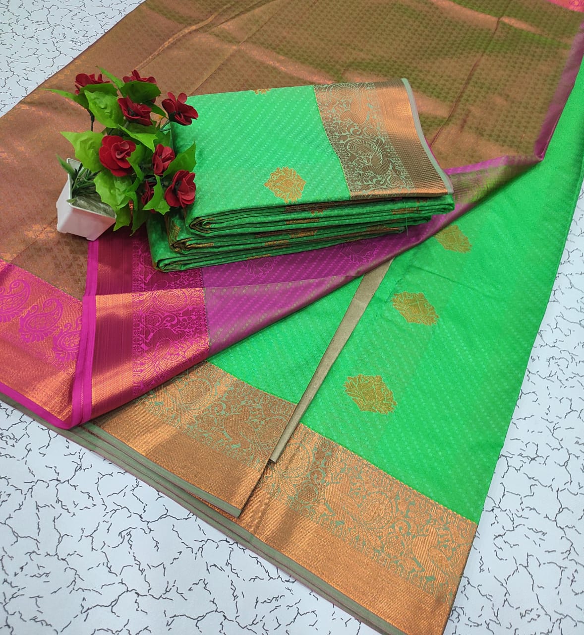 Kanchipuram Semi Silk Sarees!