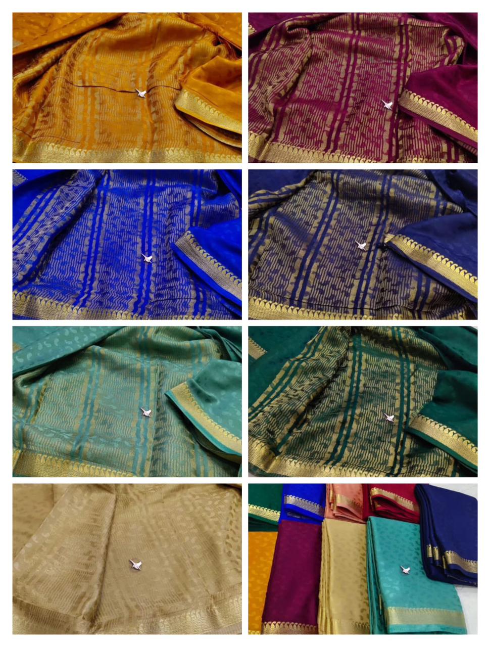 Mesmerize in Elegance: Mysore Crape Silk Diwali Collection