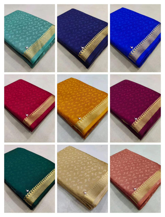 Mesmerize in Elegance: Mysore Crape Silk Diwali Collection