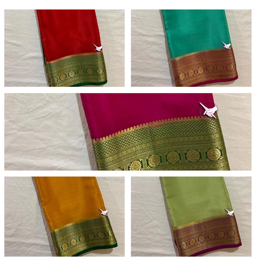 Mesmerize in Elegance: Mysore Crape Silk Diwali Collection