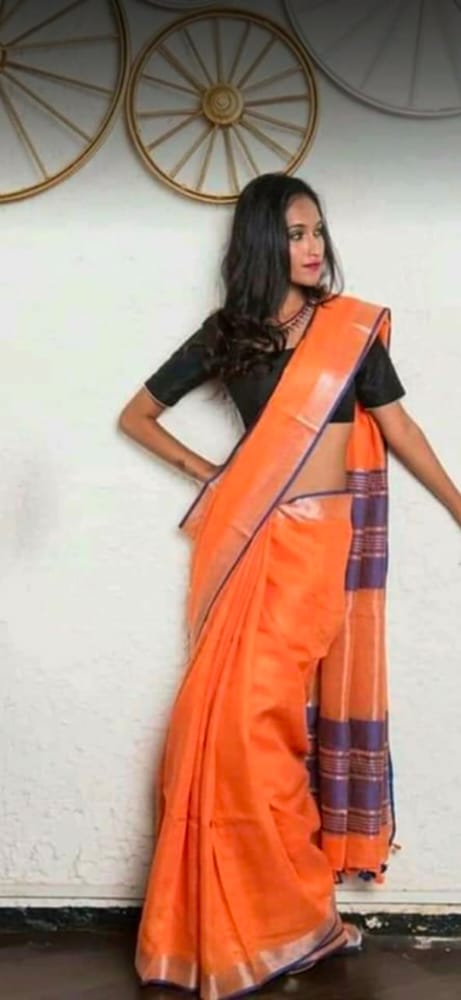 🌟 Discover Ethical Elegance with Our Lilen Slub Silk Saree Collection! 🌟