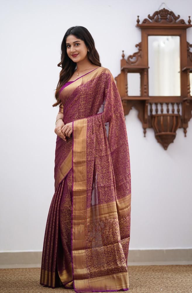 Explore the Luxury of Soft Lichi Silk Sarees