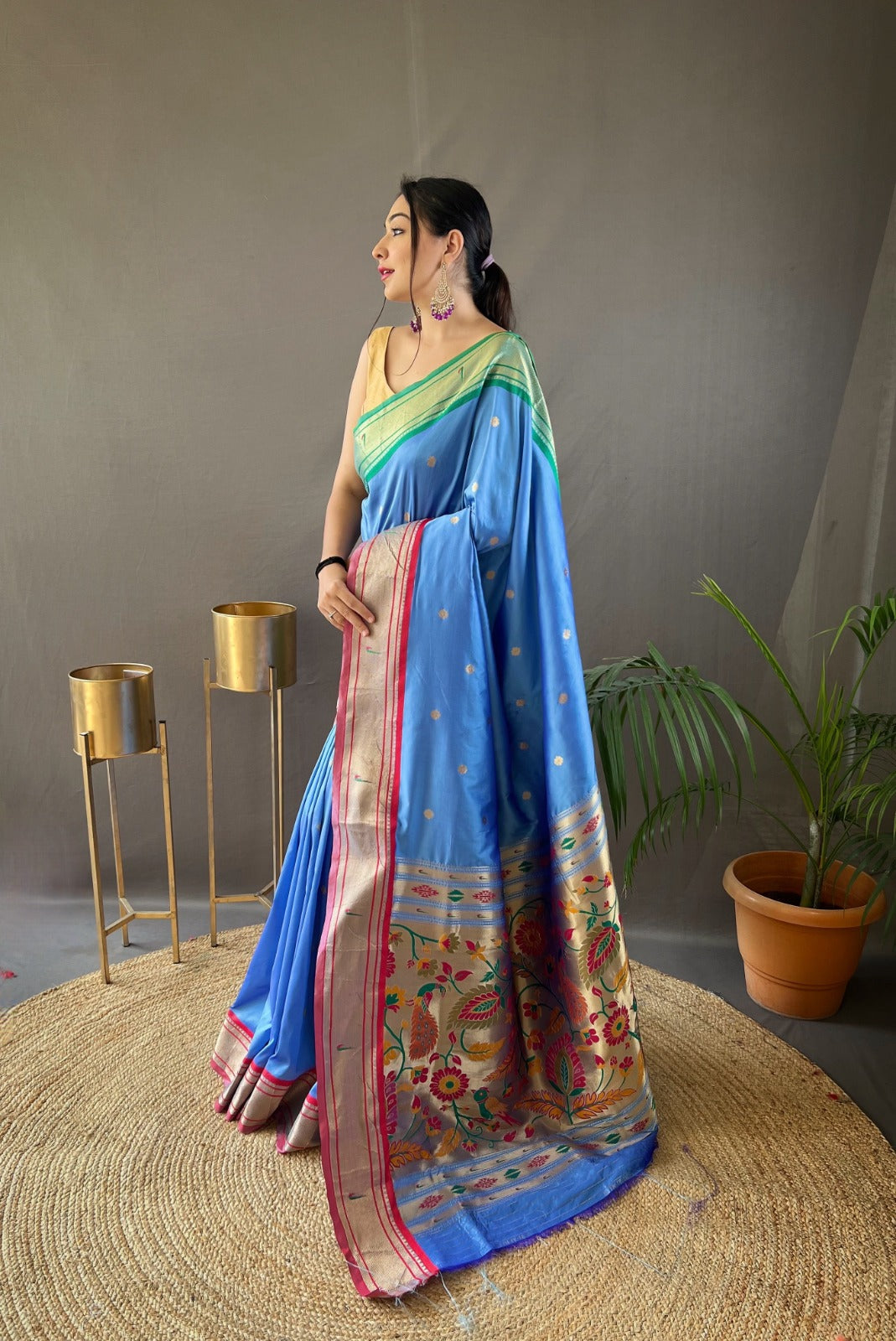 🌟 Introducing Kamal Paithani's Latest Collection: Ganga Jamuna Border Sarees! 🌟