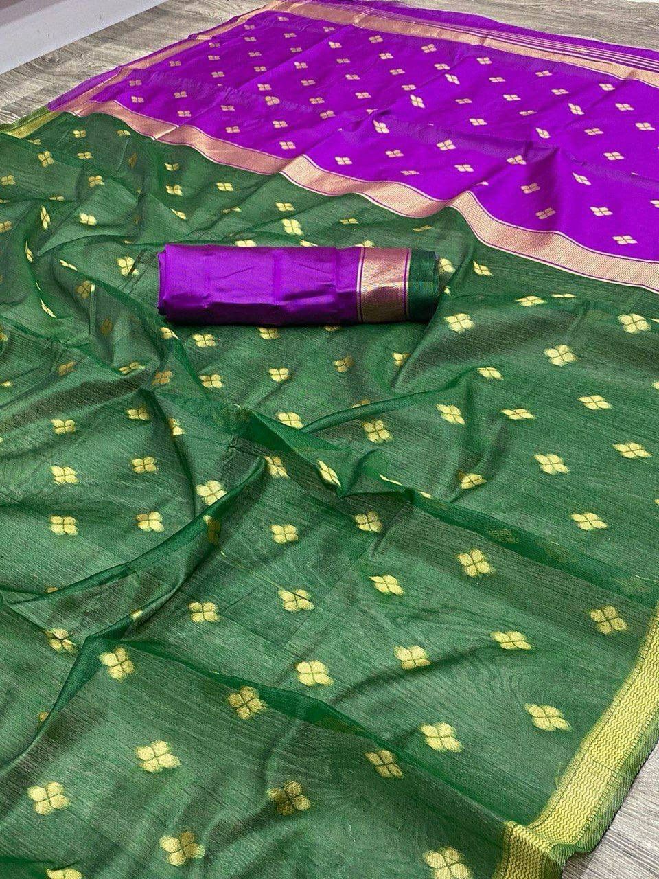 Introducing the Exclusive  Lilan Soft Cotton Saree!