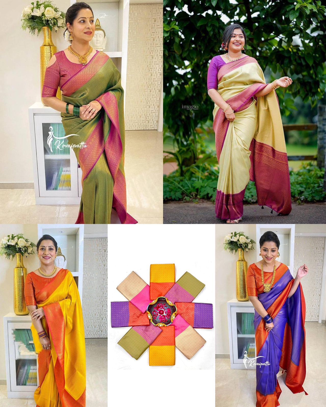 🌟 Introducing the Luxe Lichi Silk Saree Collection! 🌟