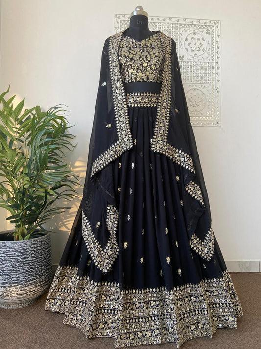 Elevate your style with our New Designer Party Wear Lehenga