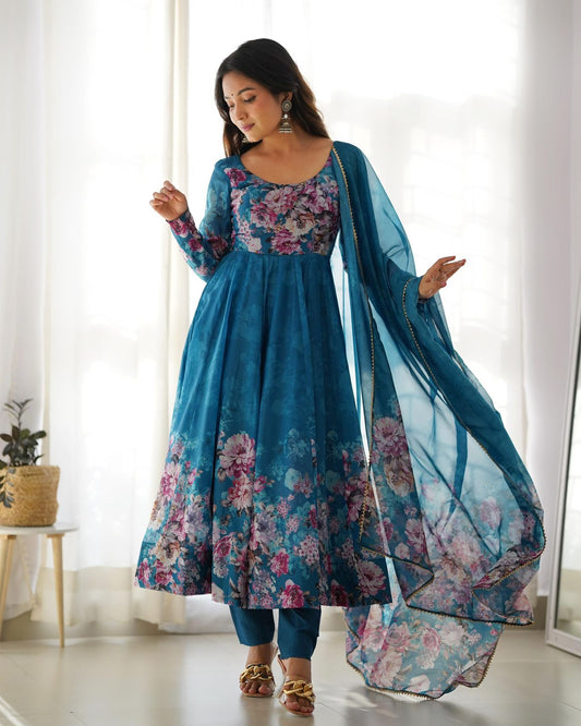 Colorful & Lightweight Festive Anarkali Outfit