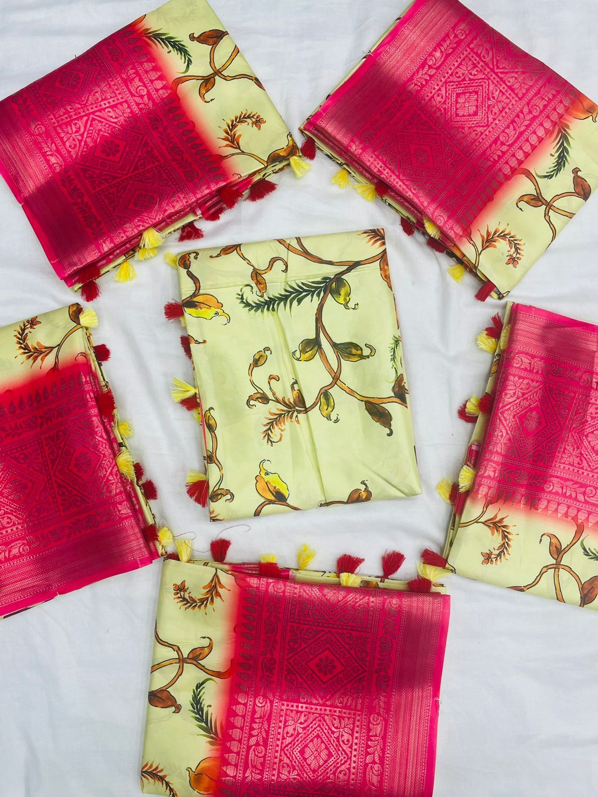 Banarashi Silk Kalamkari - Exquisite Design, Pure Soft Silk Sarees