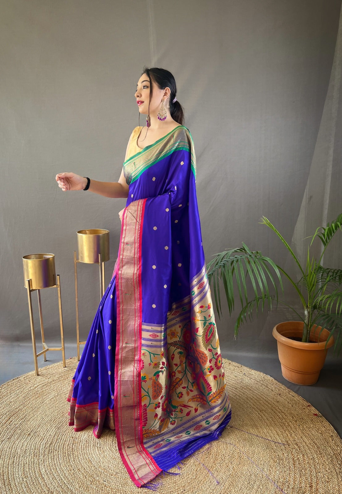 🌟 Introducing Kamal Paithani's Latest Collection: Ganga Jamuna Border Sarees! 🌟