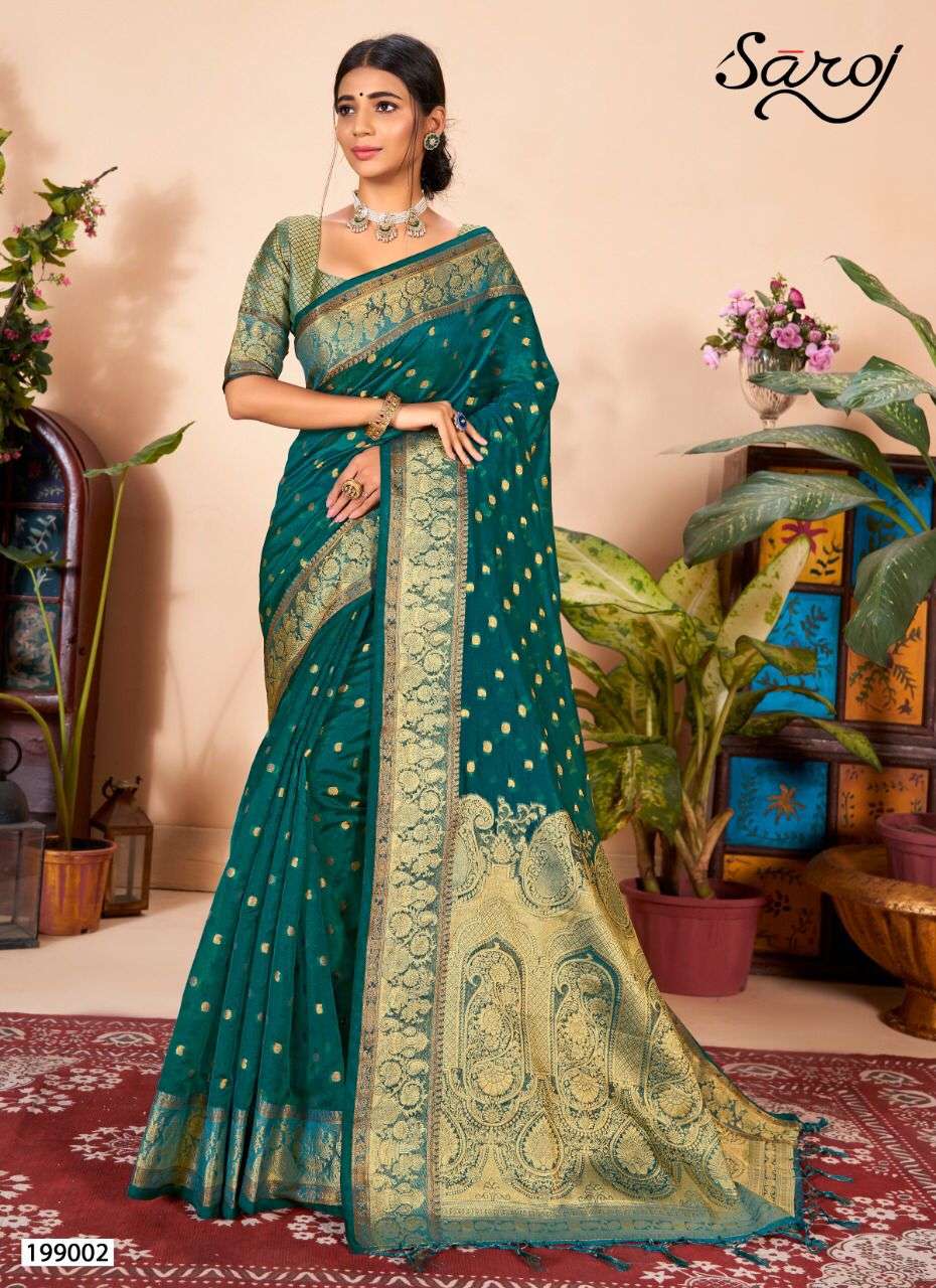 Step into the Limelight with our Soft Organza Party Wear Saree