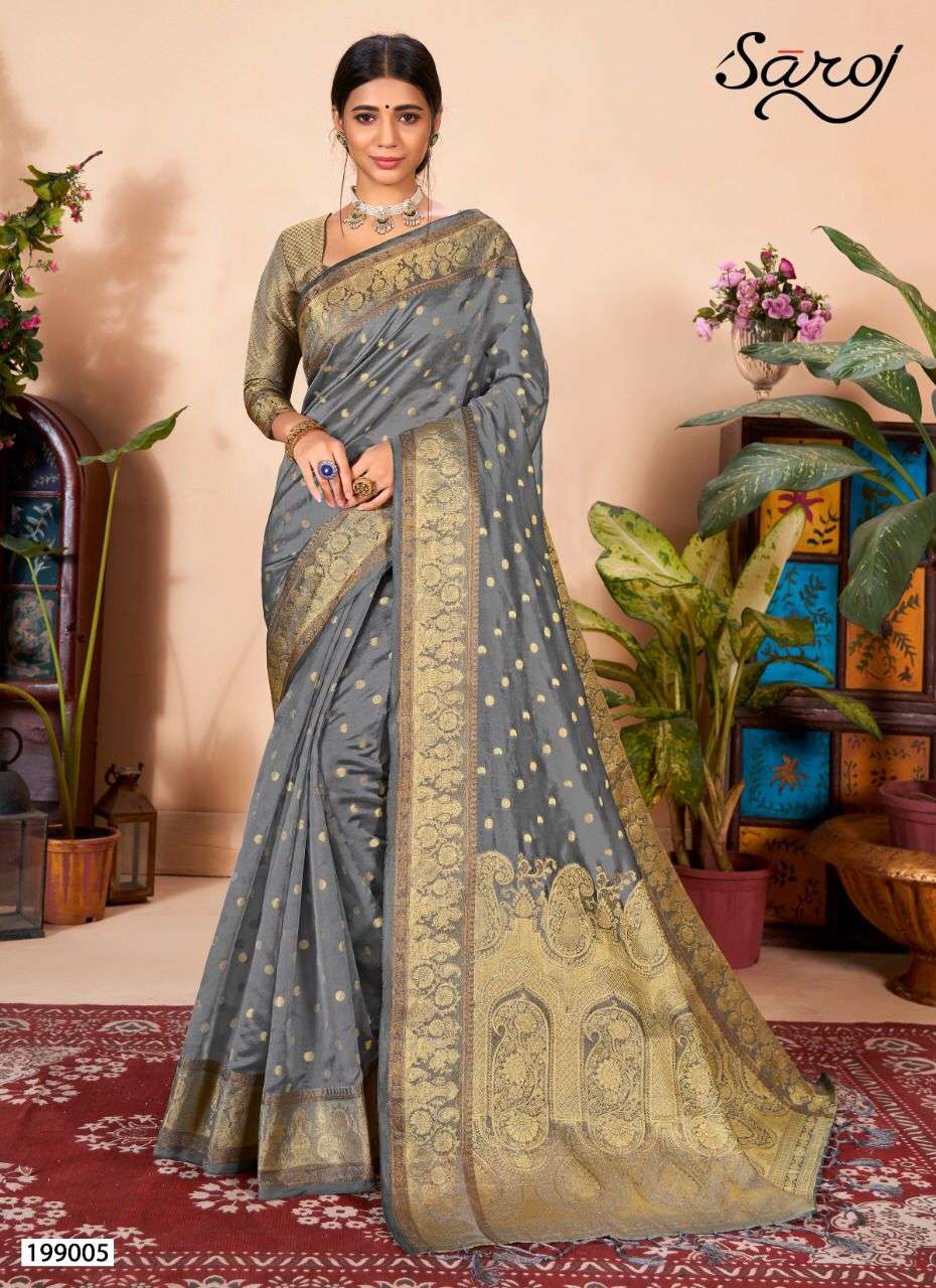 Step into the Limelight with our Soft Organza Party Wear Saree